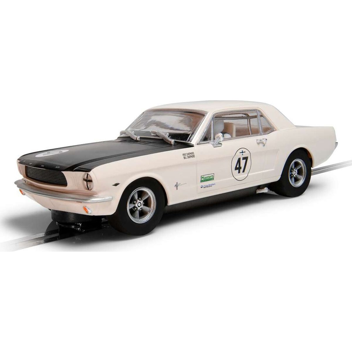 Scalextric Bil - Ford Mustang Bill & Fred Shepherd, Goodwood Revival - C4353