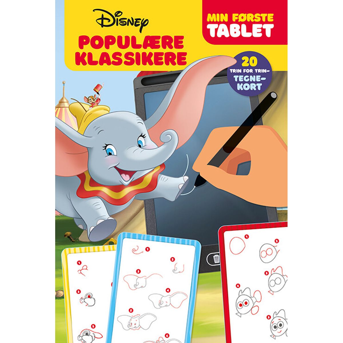 Tegne Tablet Til Børn - Disney Klassikere - 20 Tegnekort