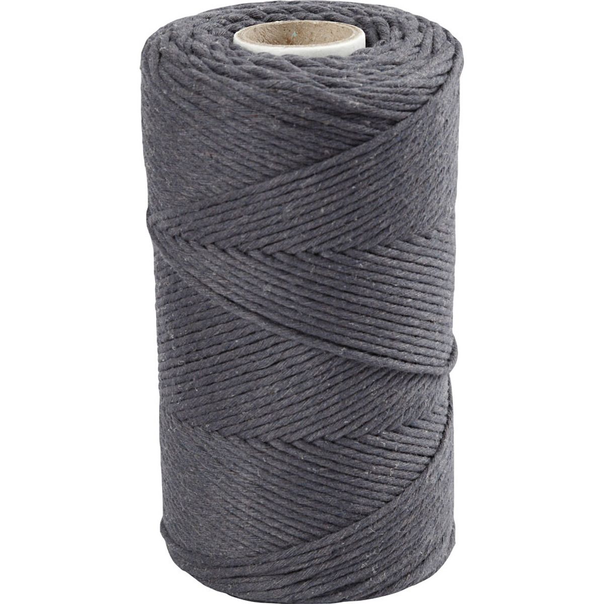 Macramé Snor - L 198 M - ø 2 Mm - Grå - 330 G