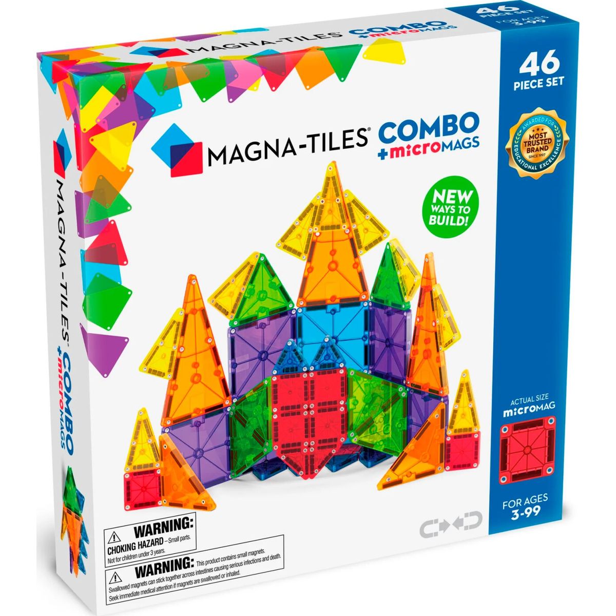 Magna-tiles - Micromags Kombi 46 Stk