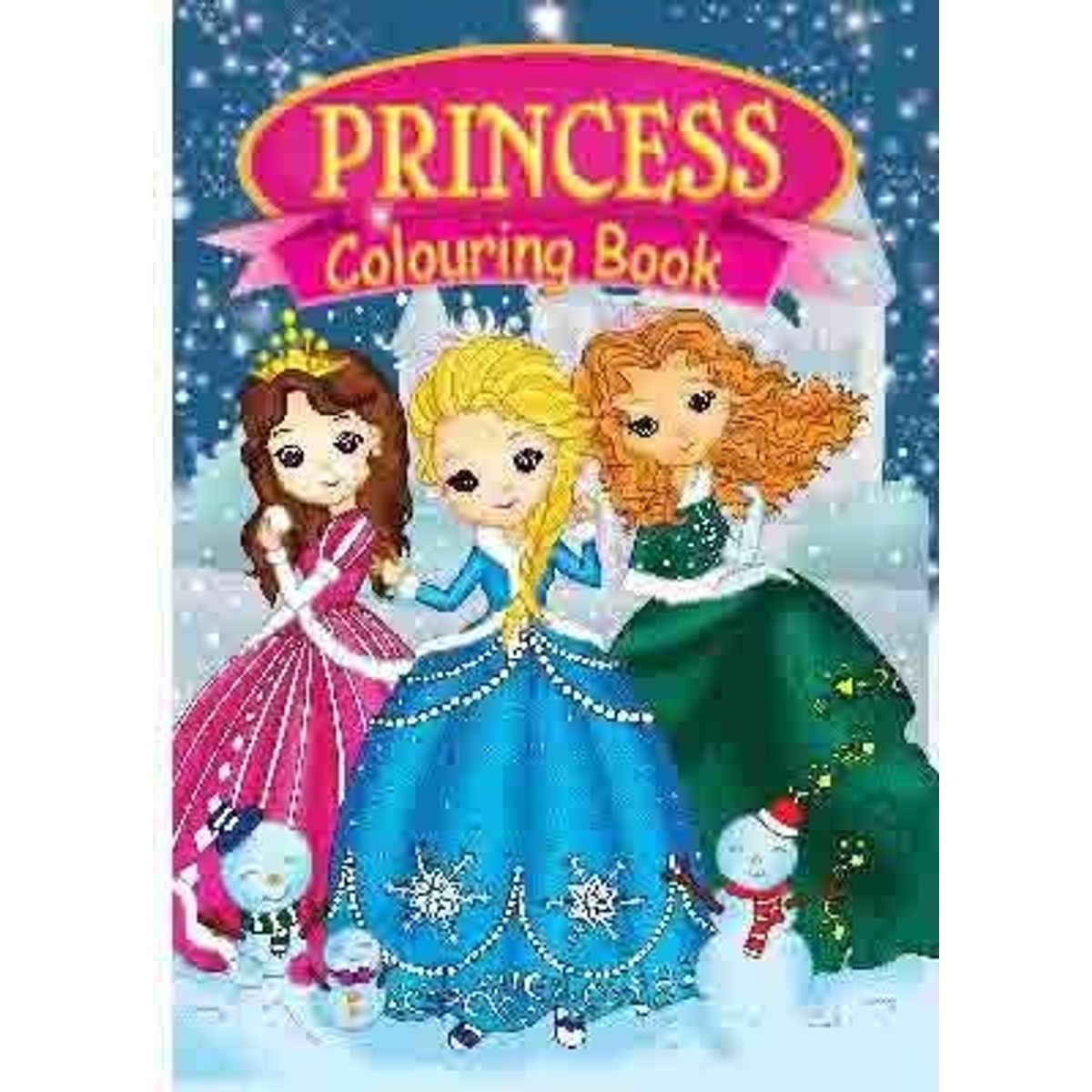 Malebog A4 Princesses 16 Sider - Bog