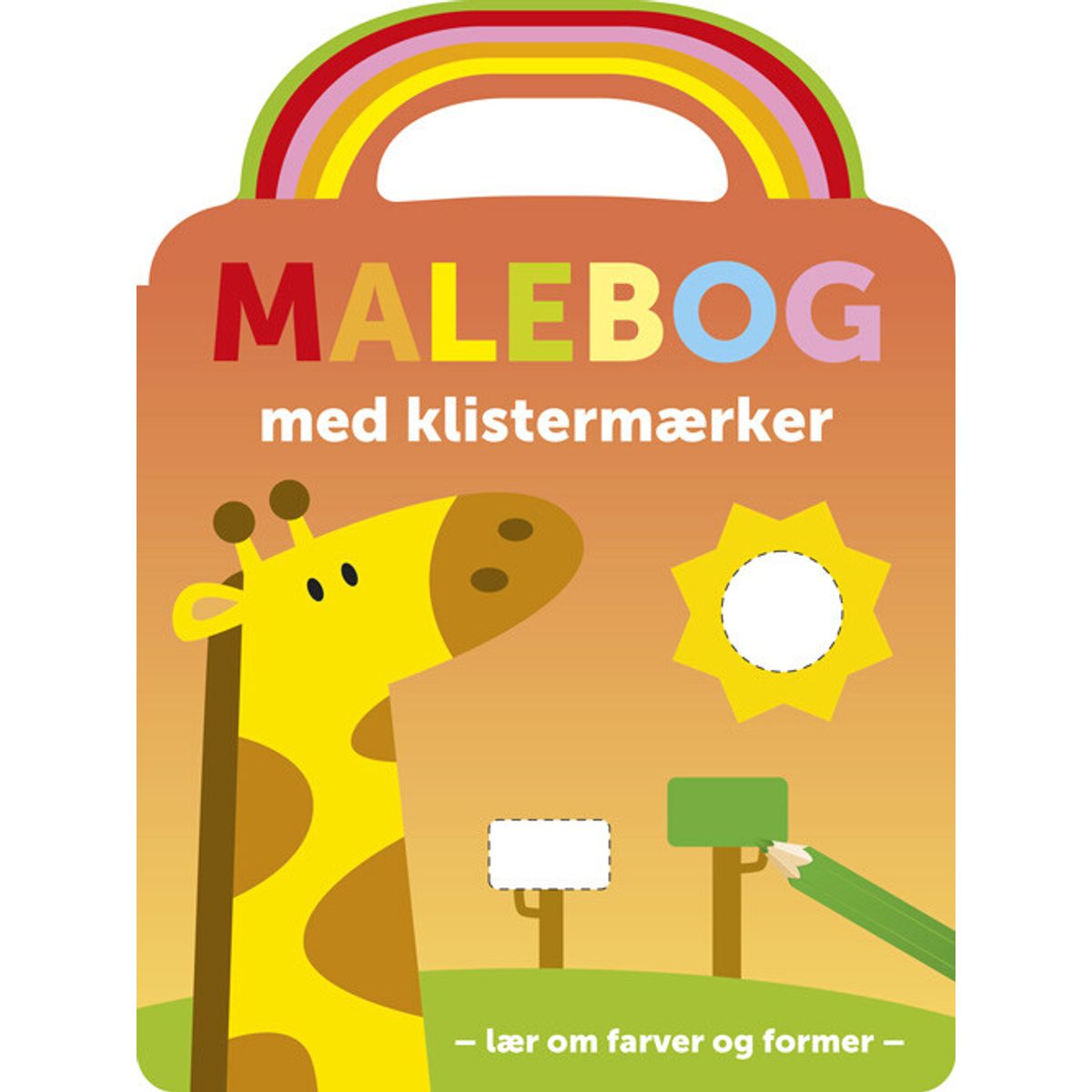 Malebog Med Klistermærker: Giraf - Bog