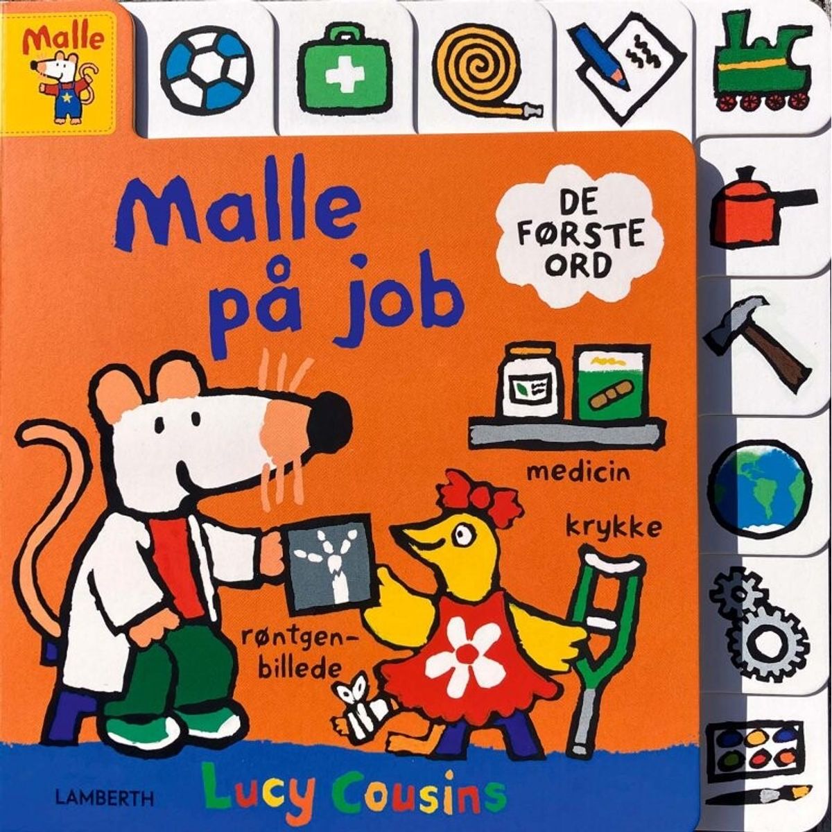 Malle På Job - Lucy Cousins - Bog