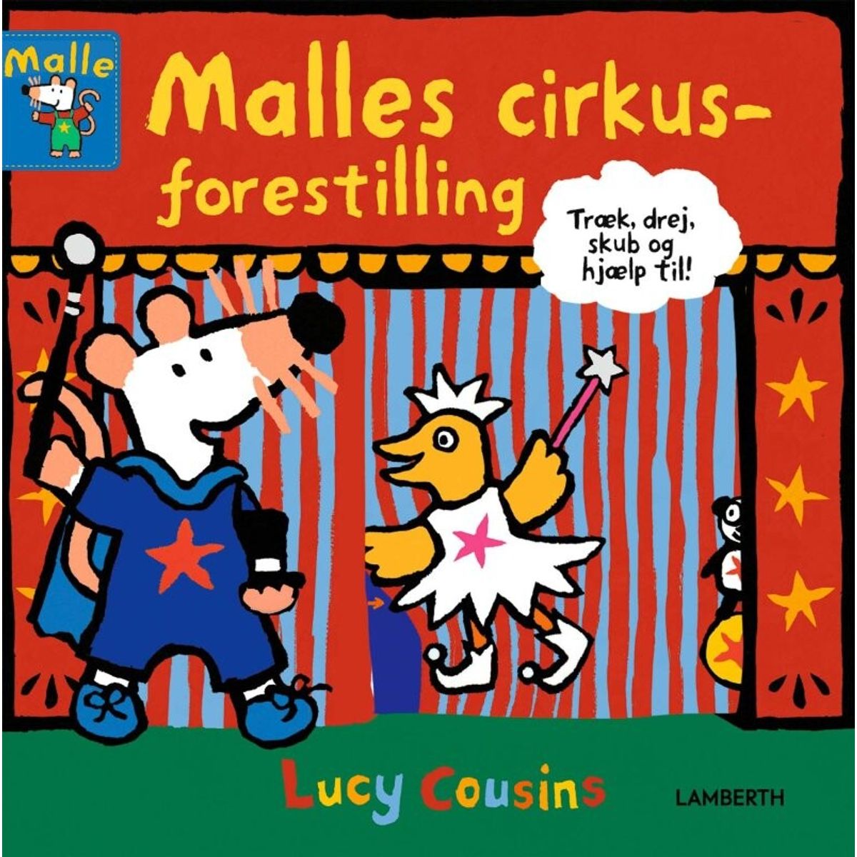 Malles Cirkusforestilling - Lucy Cousins - Bog