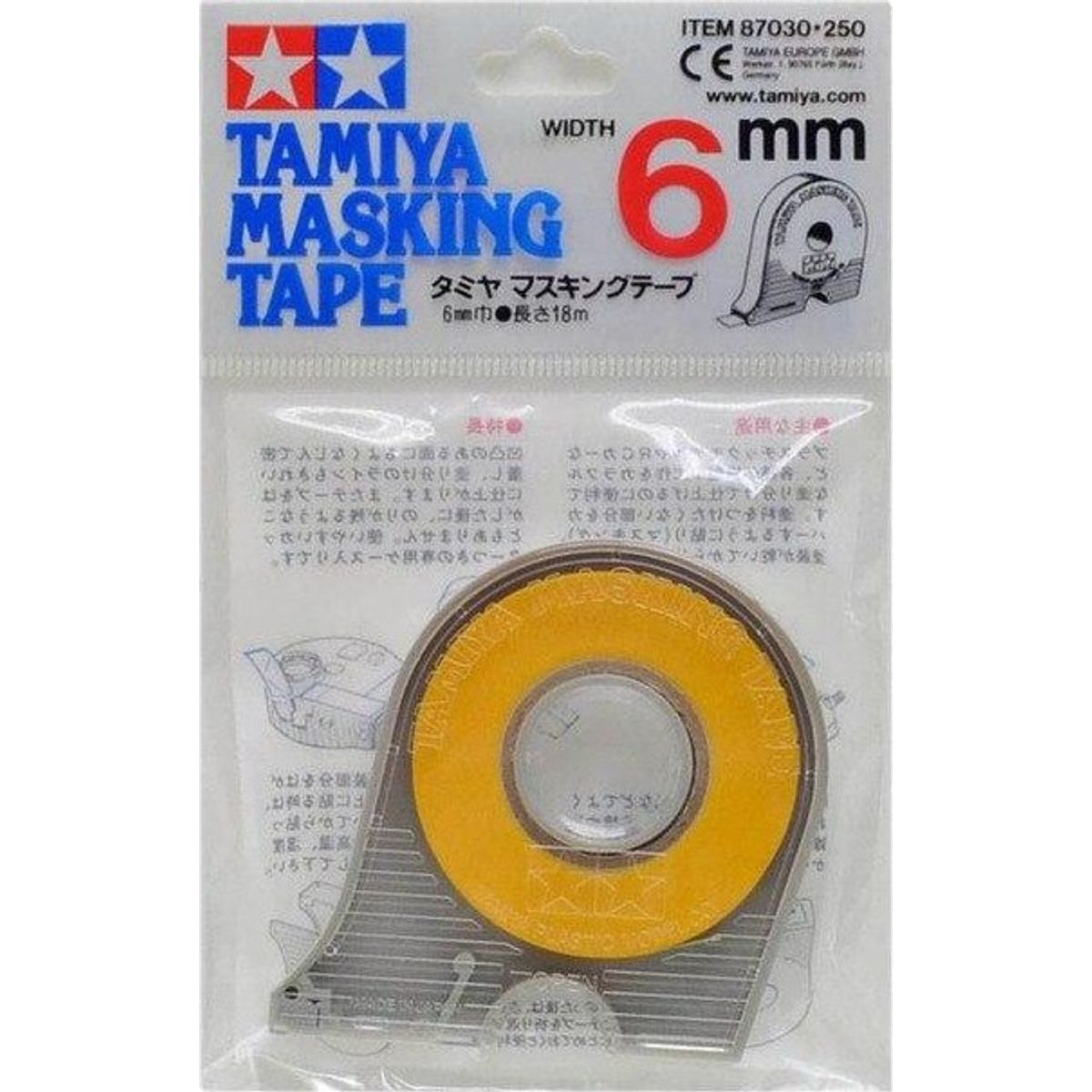 Tamiya - Masking Tape Med Dispenser - 6 Mm - 87030