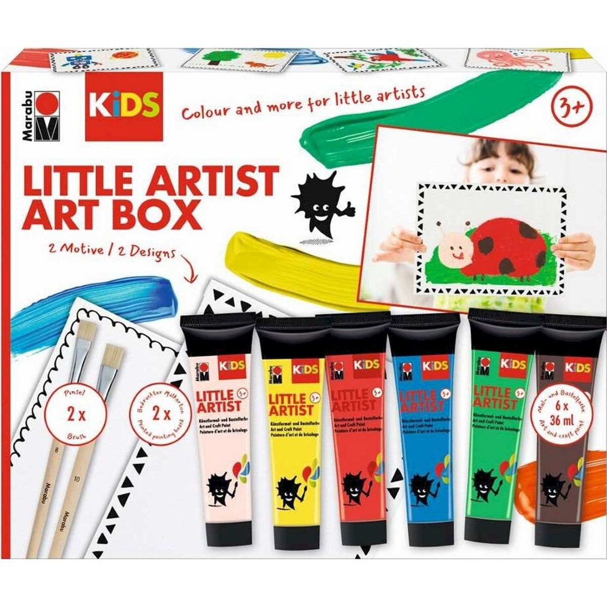 Malesæt Til Børn - Little Artist Art Box - Kids - Marabu