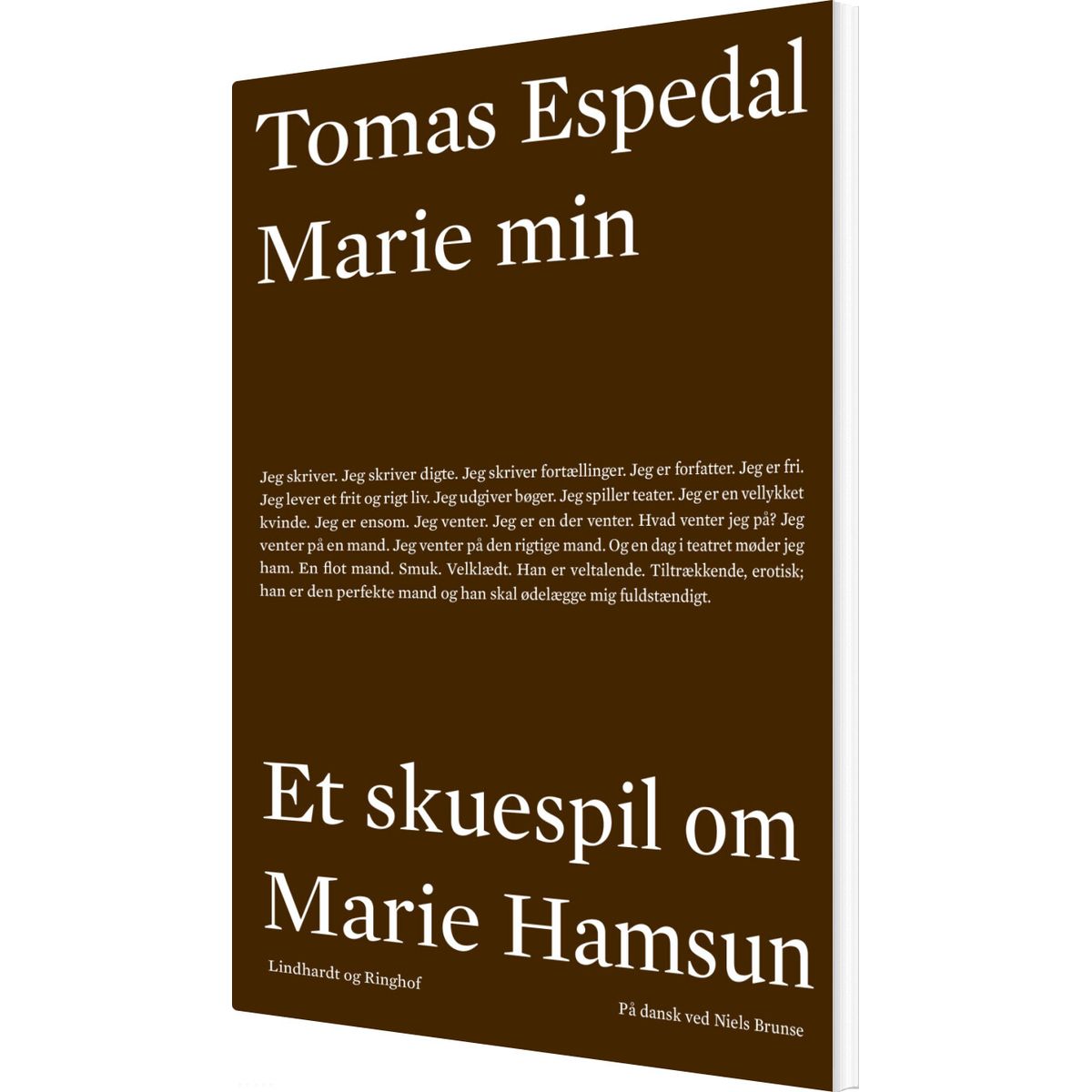 Marie Min - Tomas Espedal - Bog