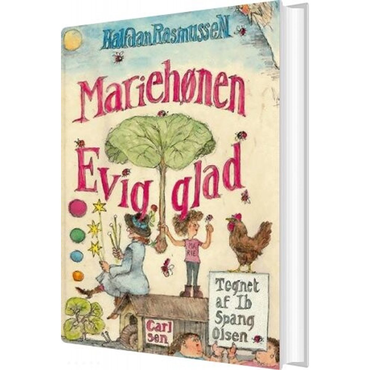 Mariehønen Evigglad - Halfdan Rasmussen - Bog