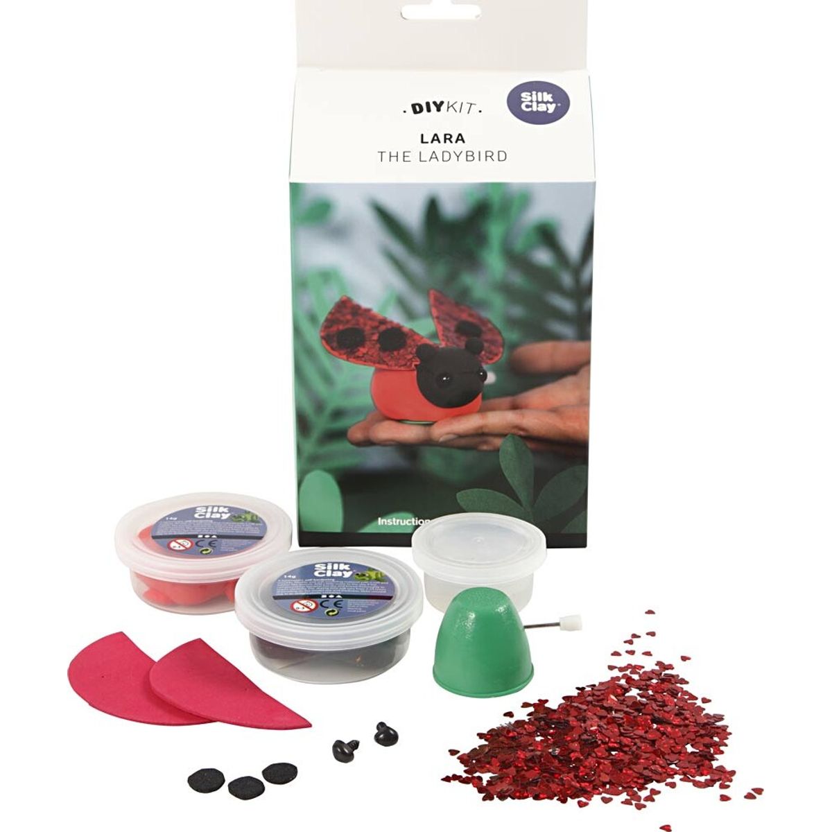 Silk Clay - Diy Kit - Mariehønen Lara