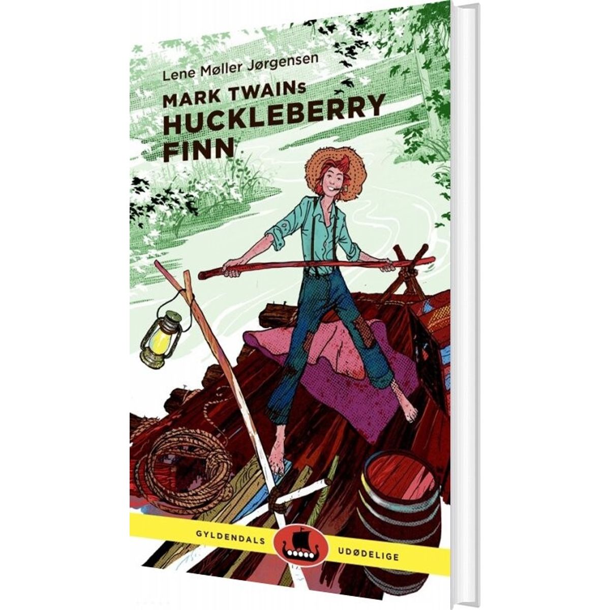 Mark Twains Huckleberry Finn - Lene Møller Jørgensen - Bog