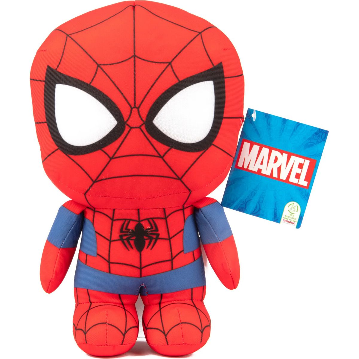 Spiderman Bamse Med Lyd - Marvel - 20 Cm