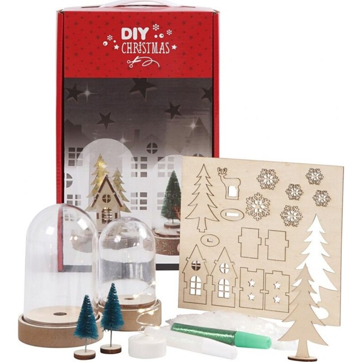 Lav Selv Glasklokker Med Pynt - Diy Christmas