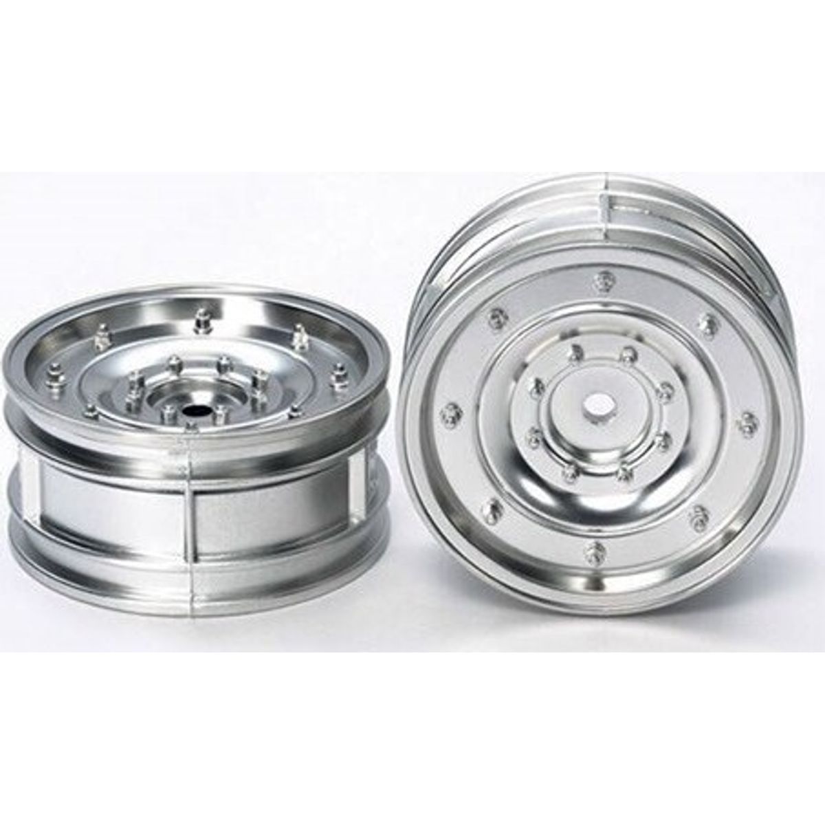 Matte Sil Dish Whl 26mm Off+4 - 54737 - Tamiya