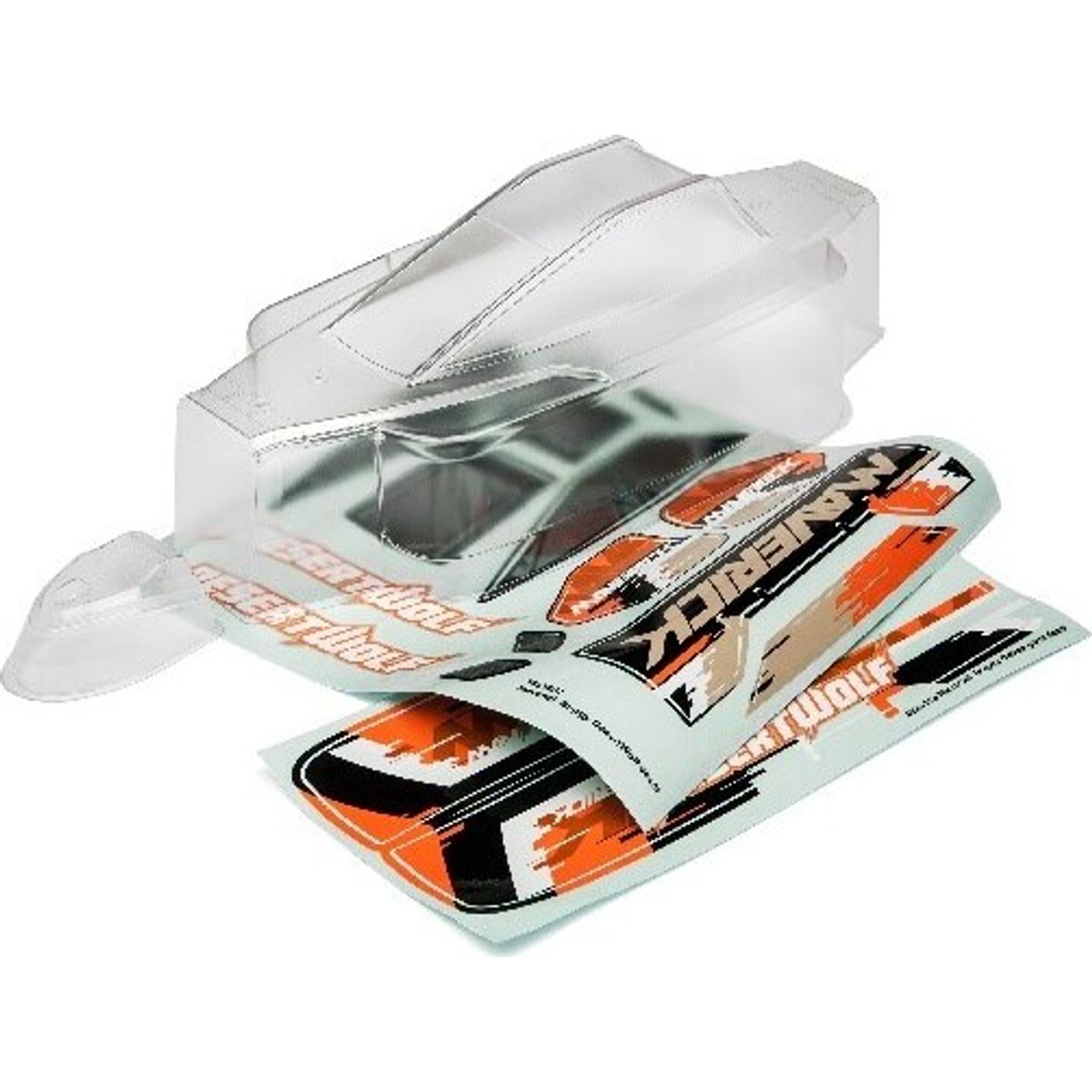 Maverick Desertwolf Clear Bodyshell W/decals - Mv29011 - Maverick Rc