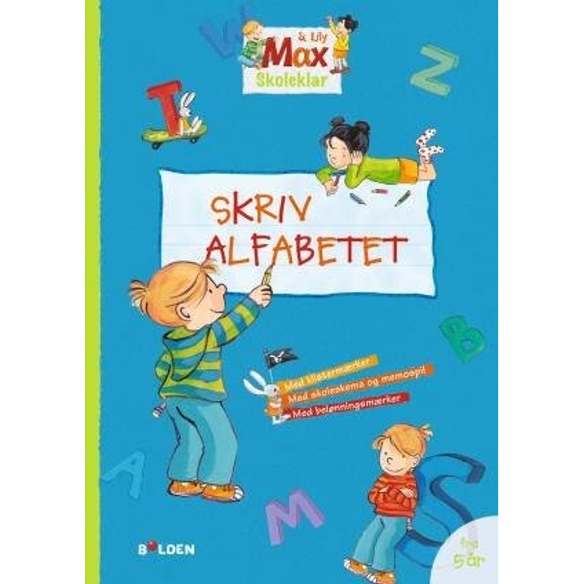 Max Skoleklar - Skriv Alfabetet - Diverse - Bog