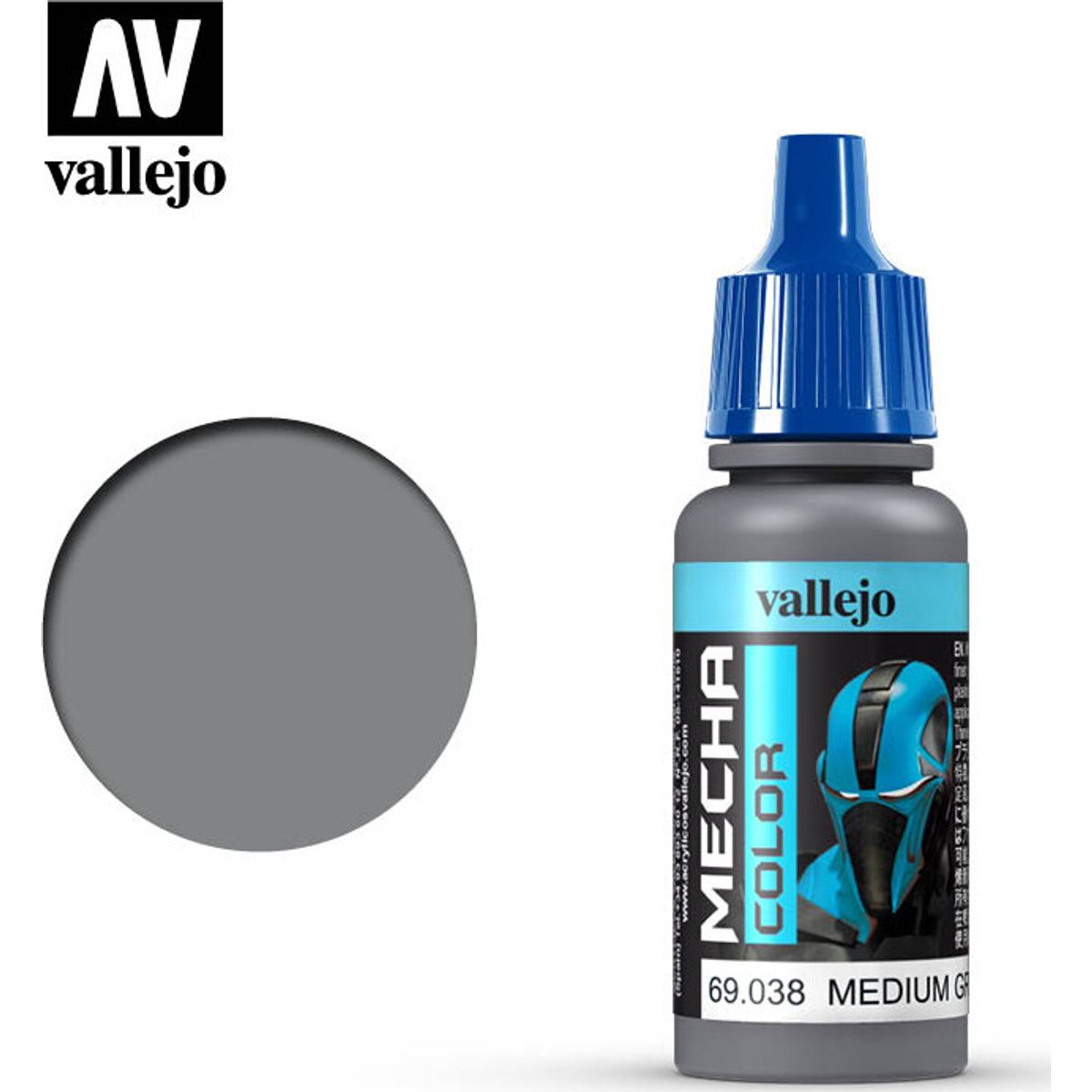 Vallejo - Mecha Color - Medium Grey - 17 Ml - 69038