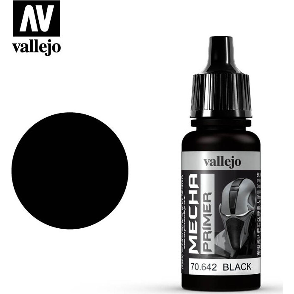 Vallejo - Mecha Color Primer - Black - 17 Ml - 70642