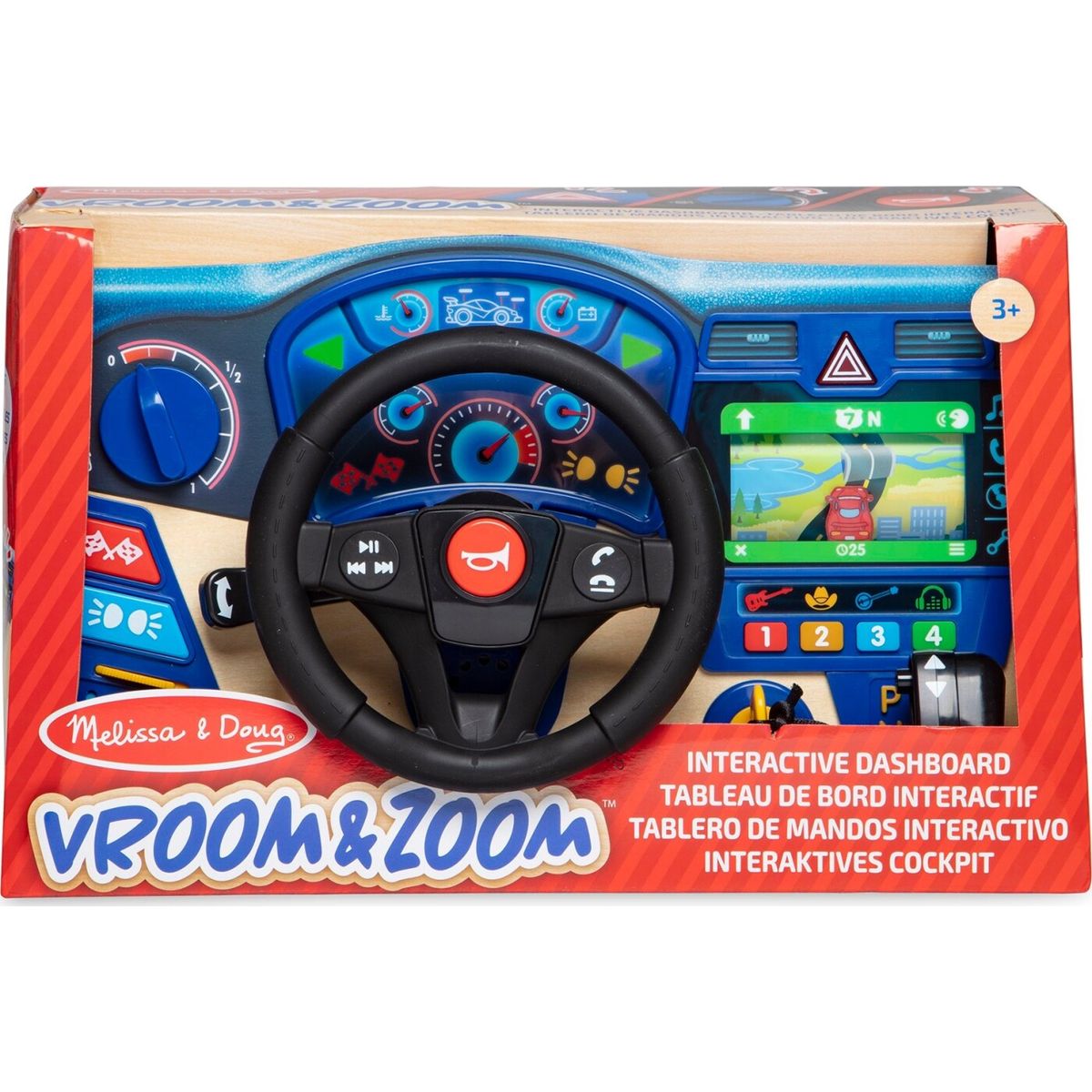 Melissa & Doug - Vroom & Zoom Interactive Dashboard (41705)