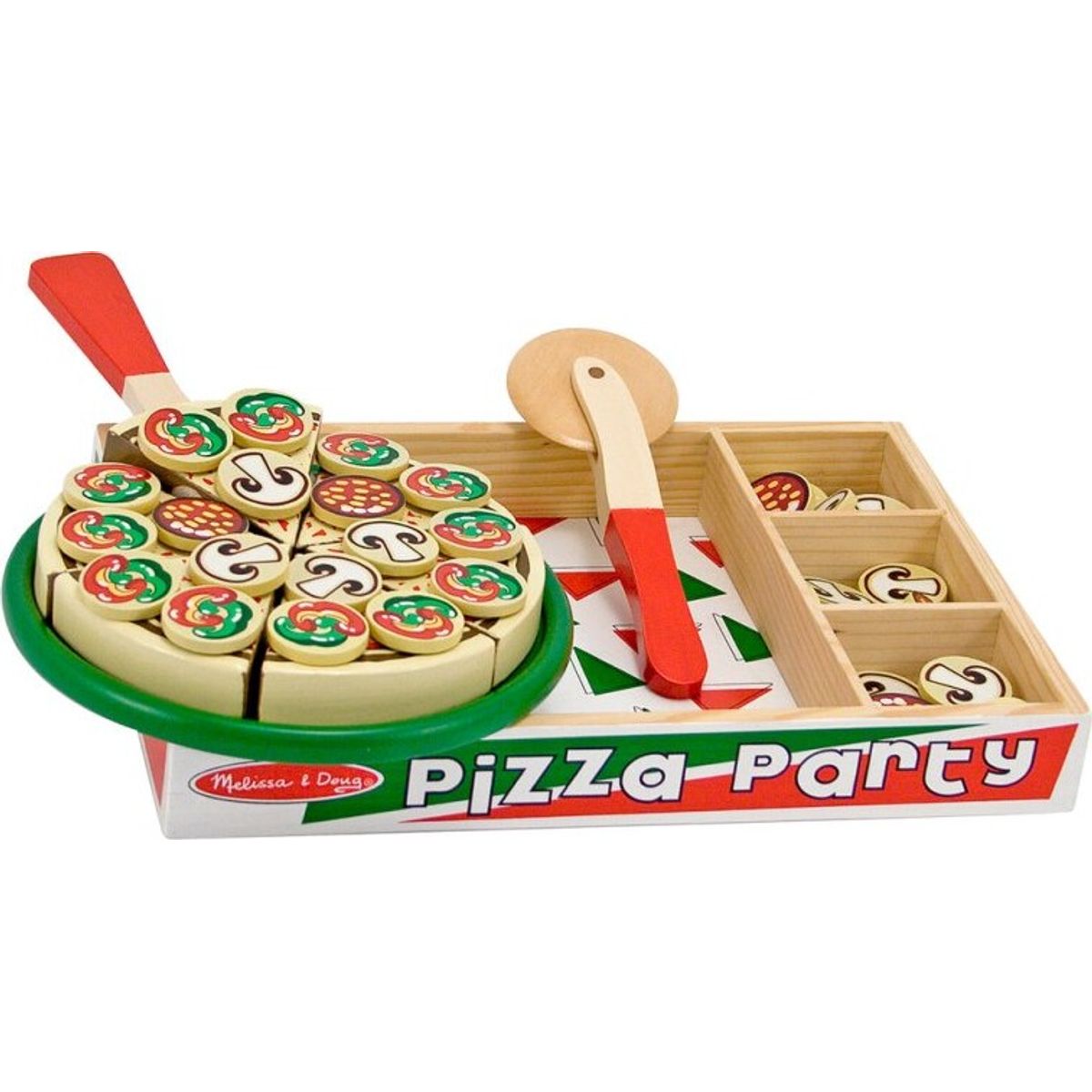 Melissa & Doug - Pizza Legesæt I Træ