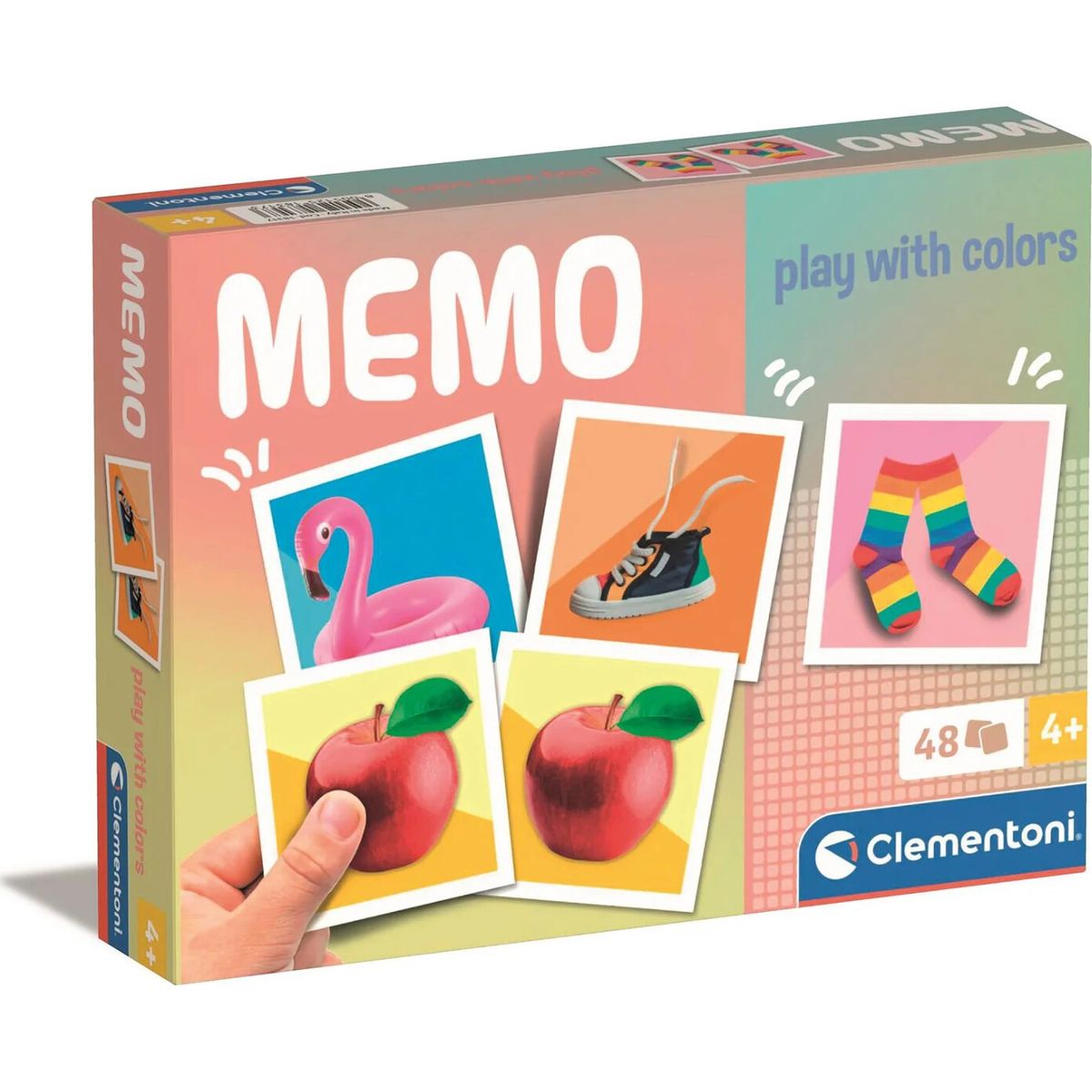 Clementoni Memo - Vendespil - Farver - 48 Kort