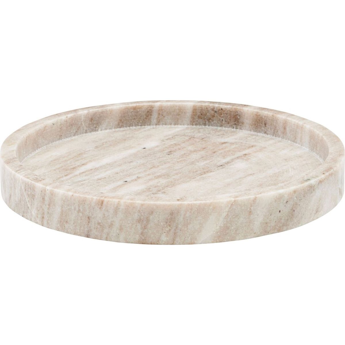 Meraki - Bakke I Marmor - Marble - Beige - ø 25 Cm