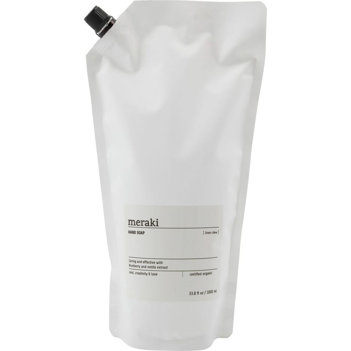 Meraki - Håndsæbe - Linen Dew - Refill - 1000 Ml