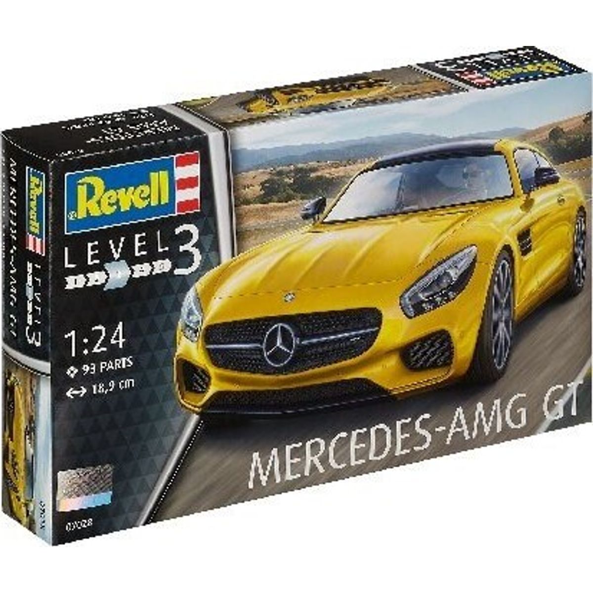 Revell - Mercedes Amg Gt Bil Byggesæt - 1:24 - Level 3 - 07028