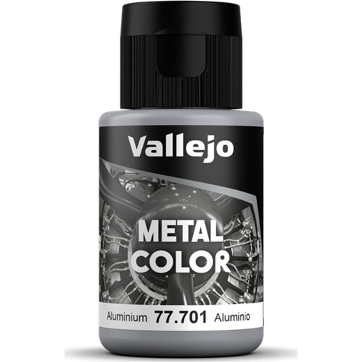 Vallejo - Metal Color Airbrush Maling - Aluminium 32 Ml