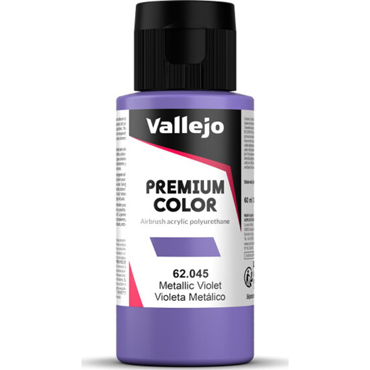 Vallejo - Premium Airbrush Maling - Metallic Violet 60 Ml