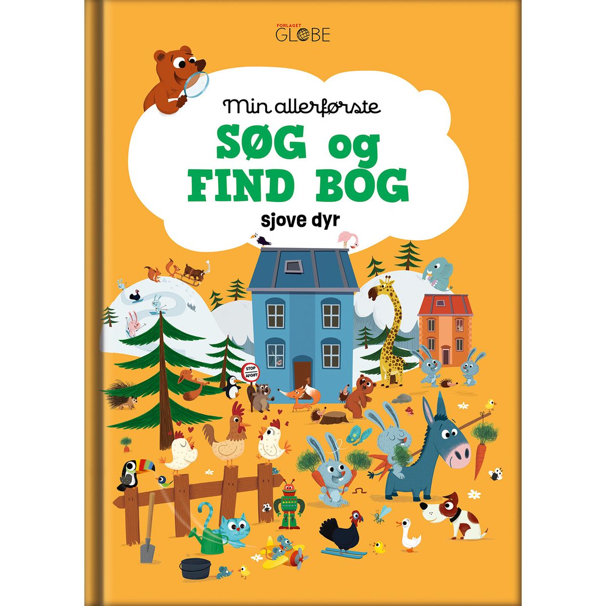 Min Allerførste Søg Og Find Bog - Sjove Dyr - Romain Guyard - Bog