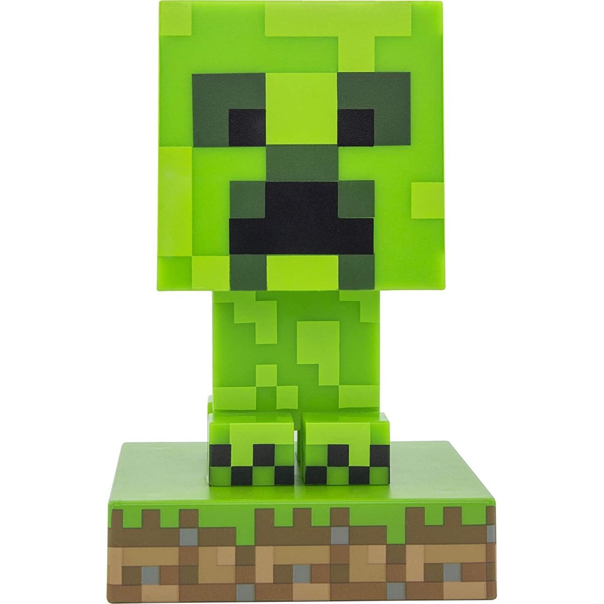 Minecraft - Creeper Lampe - Grøn - 11 Cm