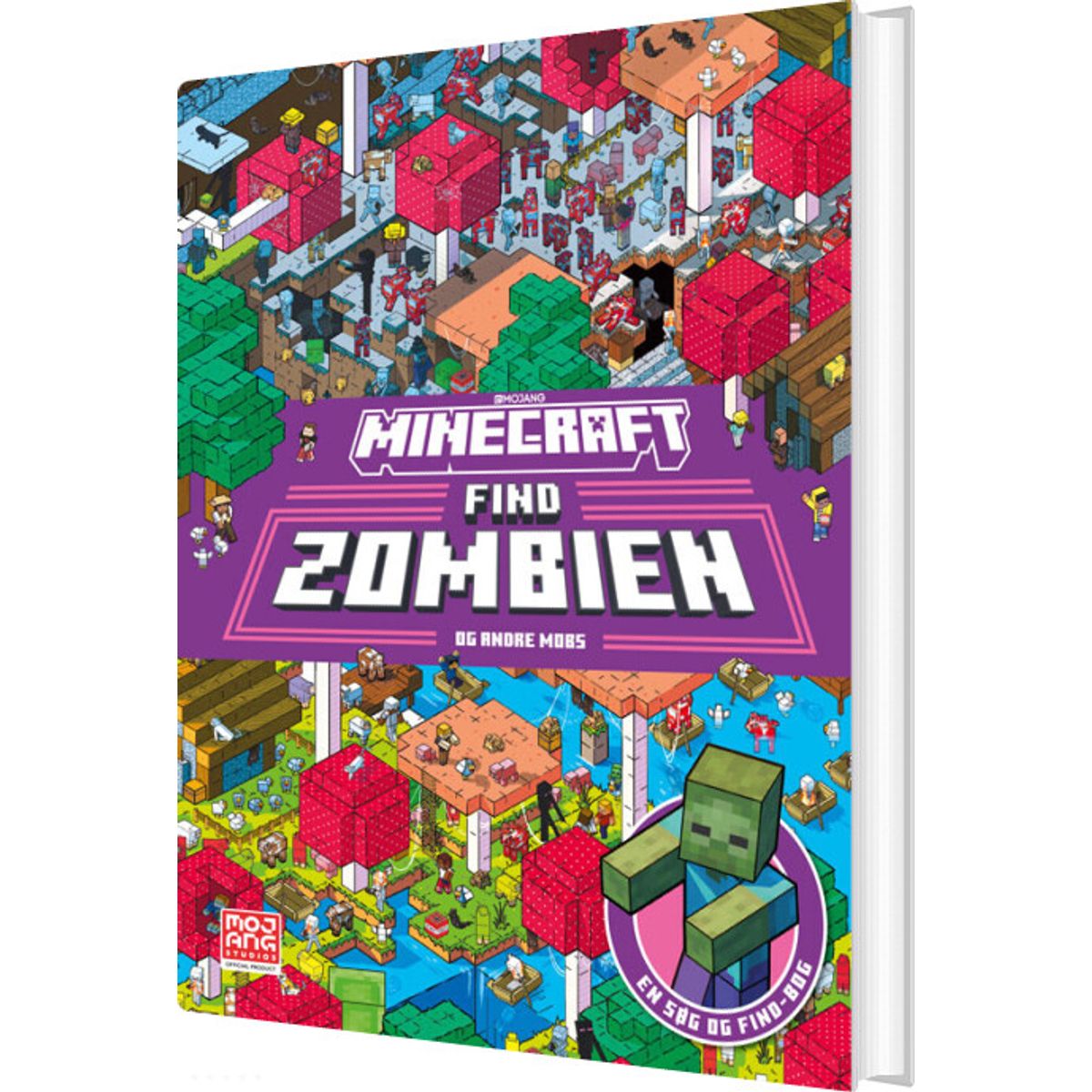 Minecraft - Find Zombien - En Søg Og Find-bog - Bog