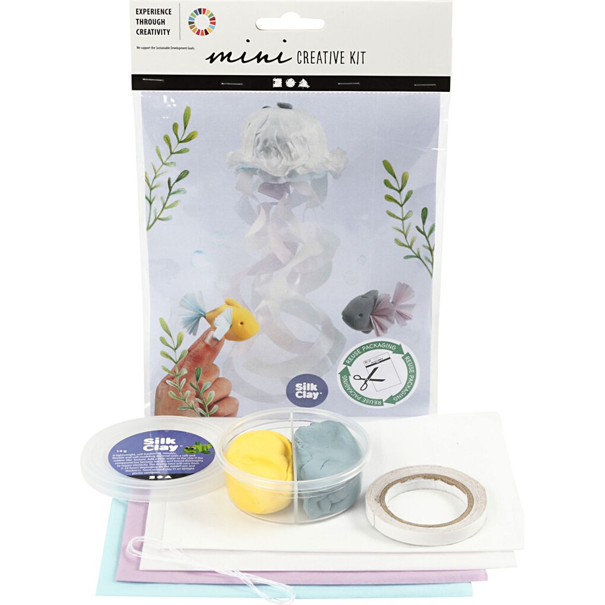 Silk Clay - Diy Kit - Vandmand Og Fisk