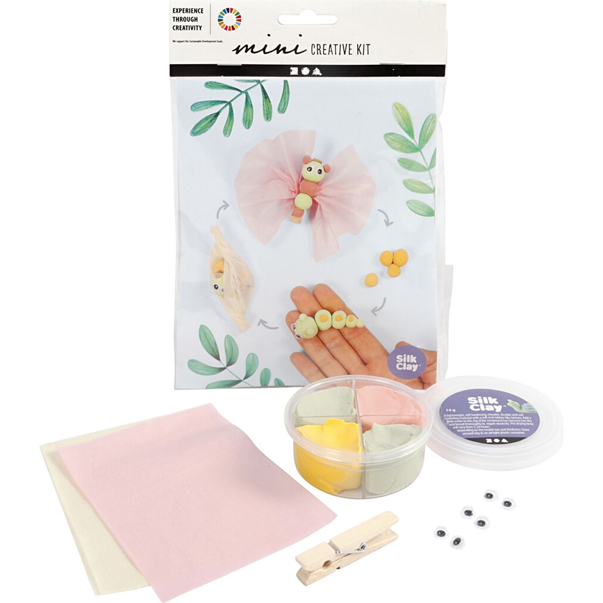 Silk Clay - Diy Kit - Sommerfuglens Livscyklus