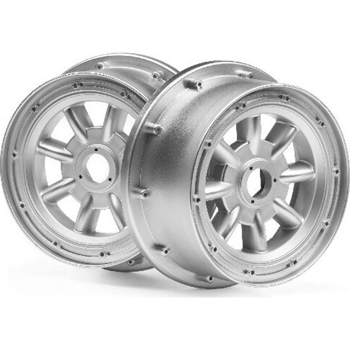 Ml-8 Wheel Silver Front (120x60mm/2pcs) - Hp115765 - Hpi Racing