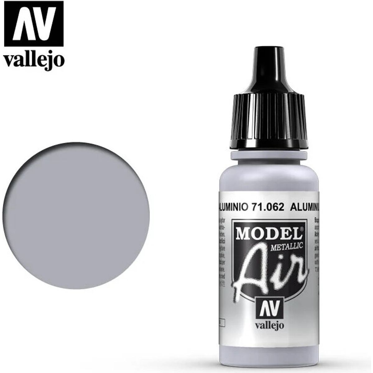 Vallejo - Model Air - Aluminium Metallic - 17 Ml - 71062