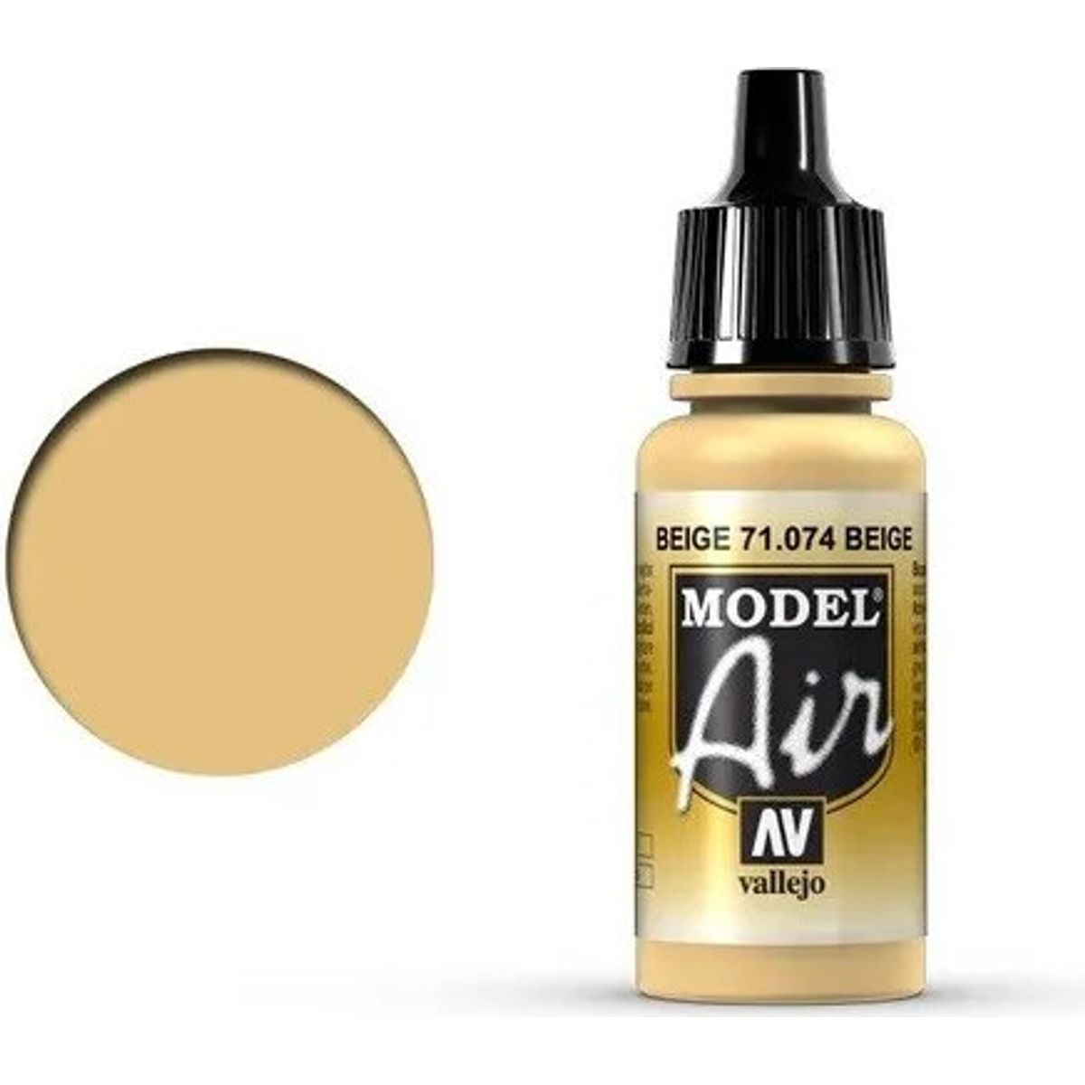 Vallejo - Model Air - Beige Mat - 17 Ml - 71074