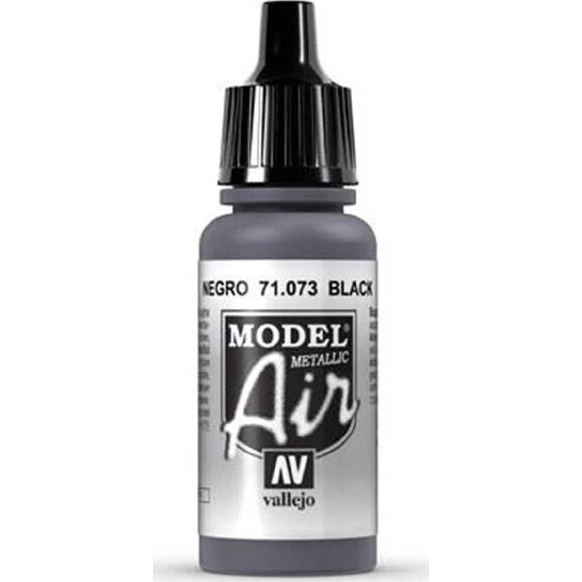 Vallejo - Model Air - Black Metallic - 17 Ml - 71073