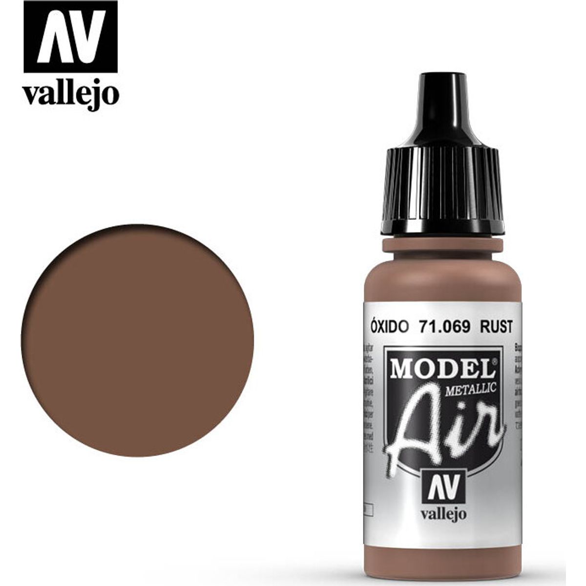 Vallejo - Model Air - Rust Metallic - 17 Ml - 71069