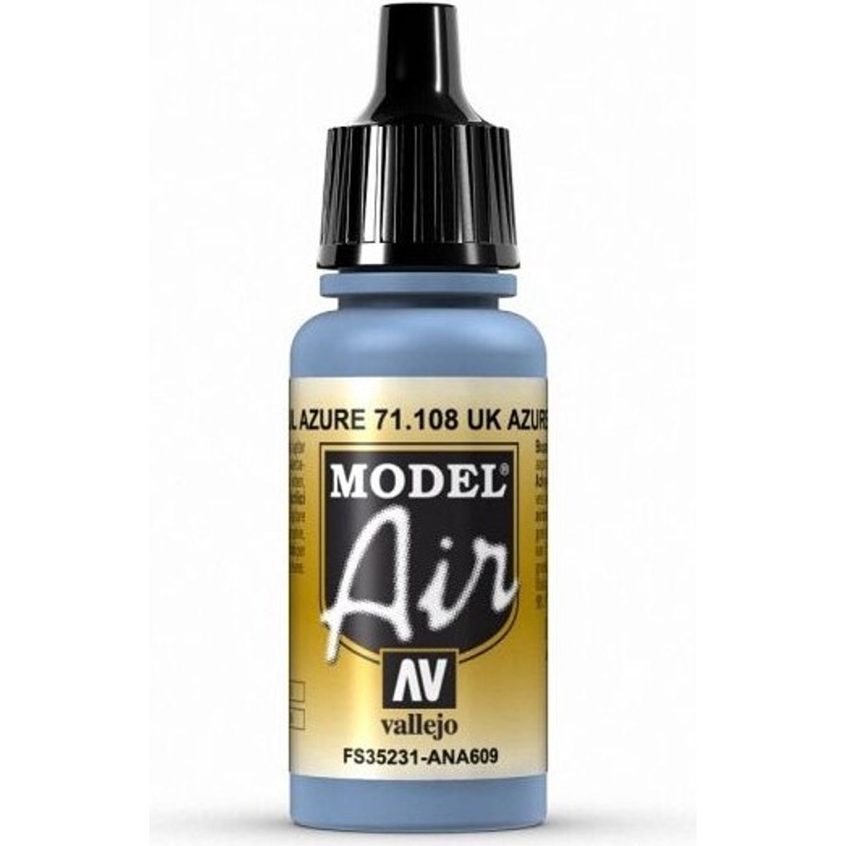 Vallejo - Model Air - Uk Azure Blue Mat - 17 Ml - 71108