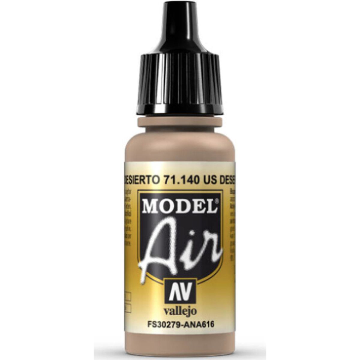 Vallejo - Model Air - Us Desert Sand Mat - 17 Ml - 71140