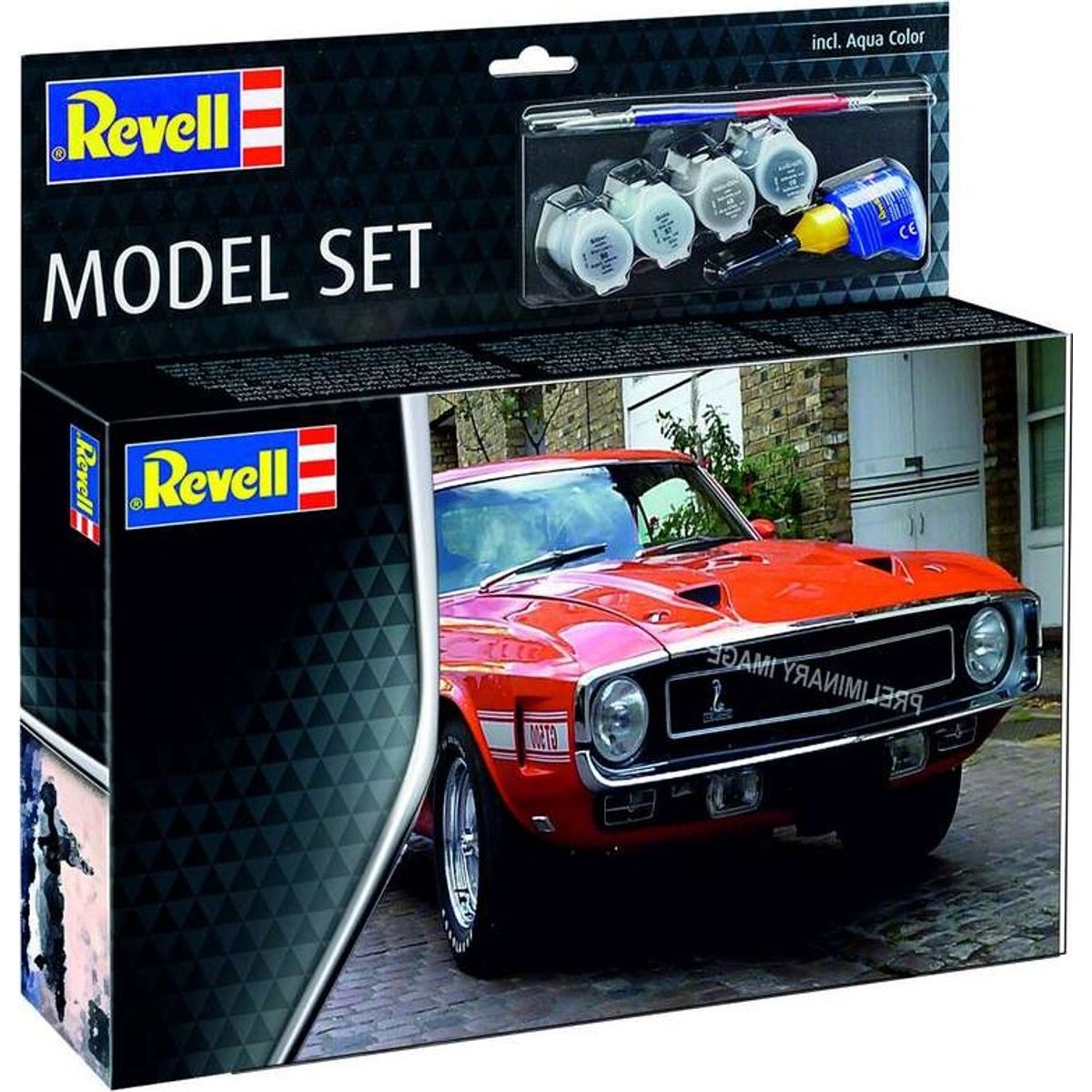 Revell - Ford Mustang Shelby Gt500 Bil Byggesæt - 1:25 - 67729