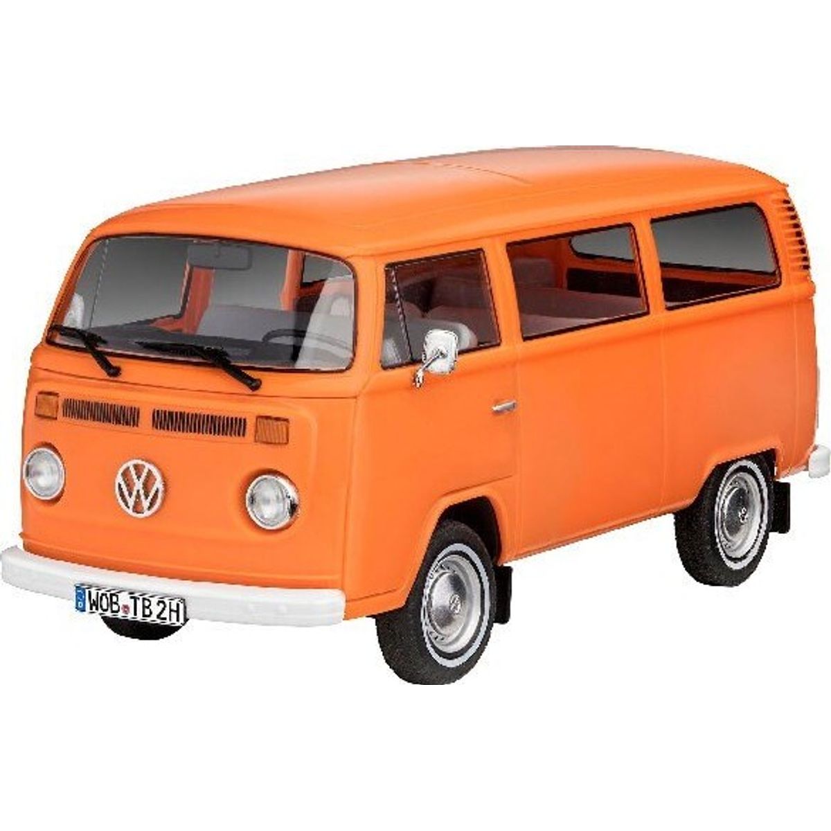 Revell - Vw T2 Bus Bil Byggesæt - 1:24 - Easy Click - 67667