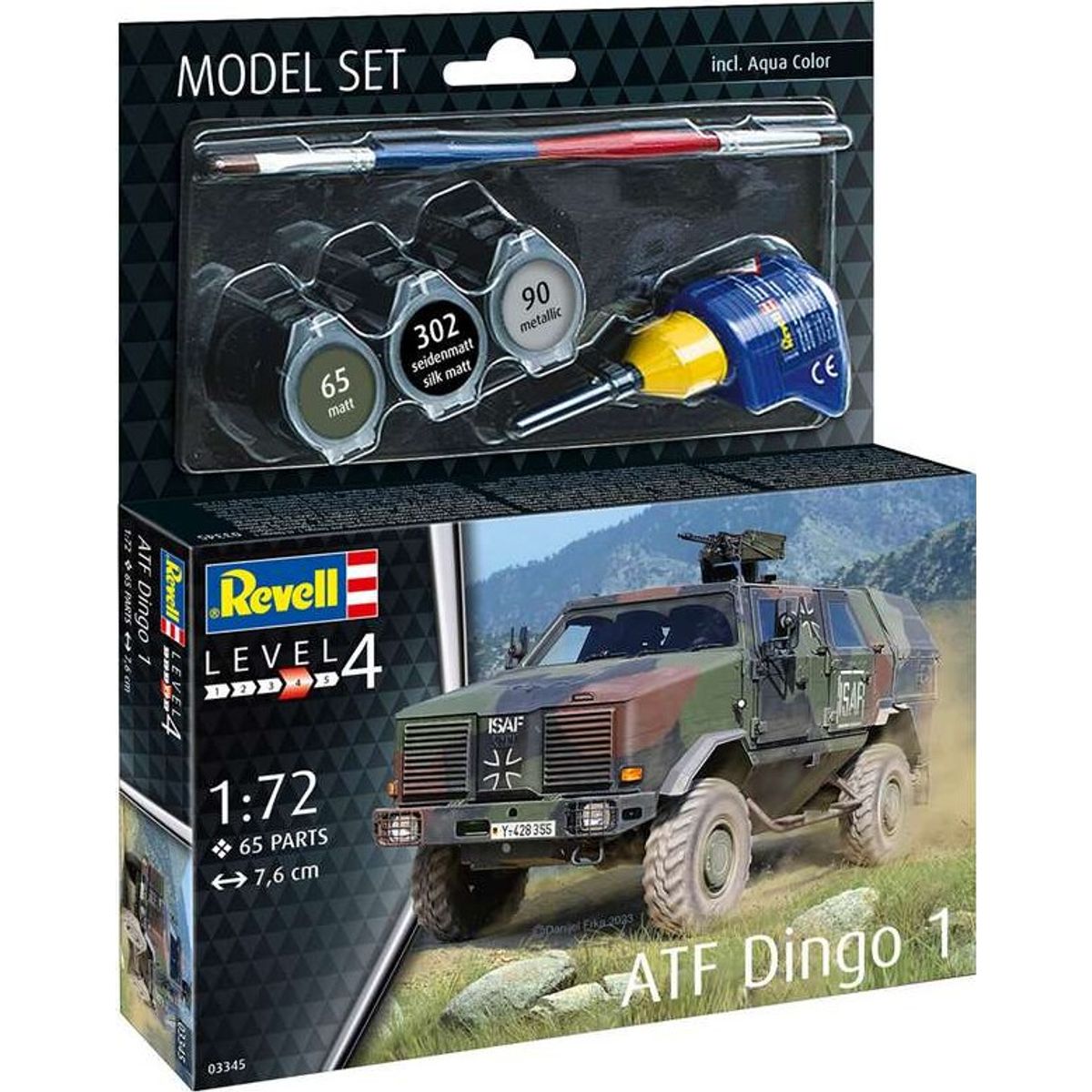 Revell - Atf Dingo 1 Model Byggesæt - 1:72 - Level 4 - 63345