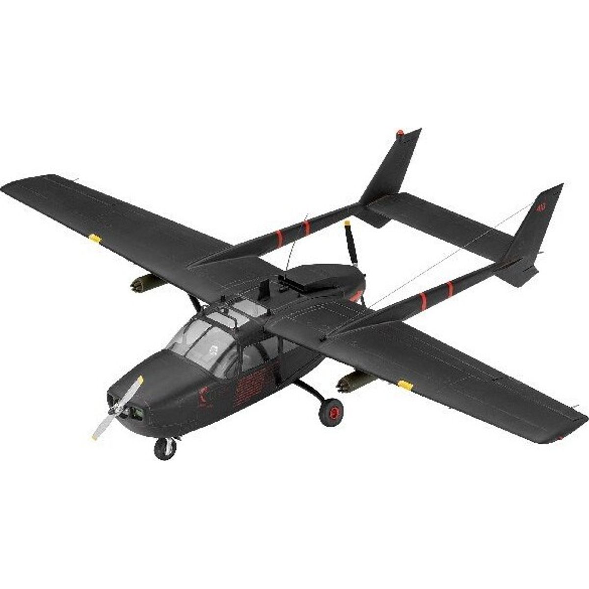 Revell - O-2a Fly Byggesæt Inkl. Maling - 1:48 - Level 4 - 63819