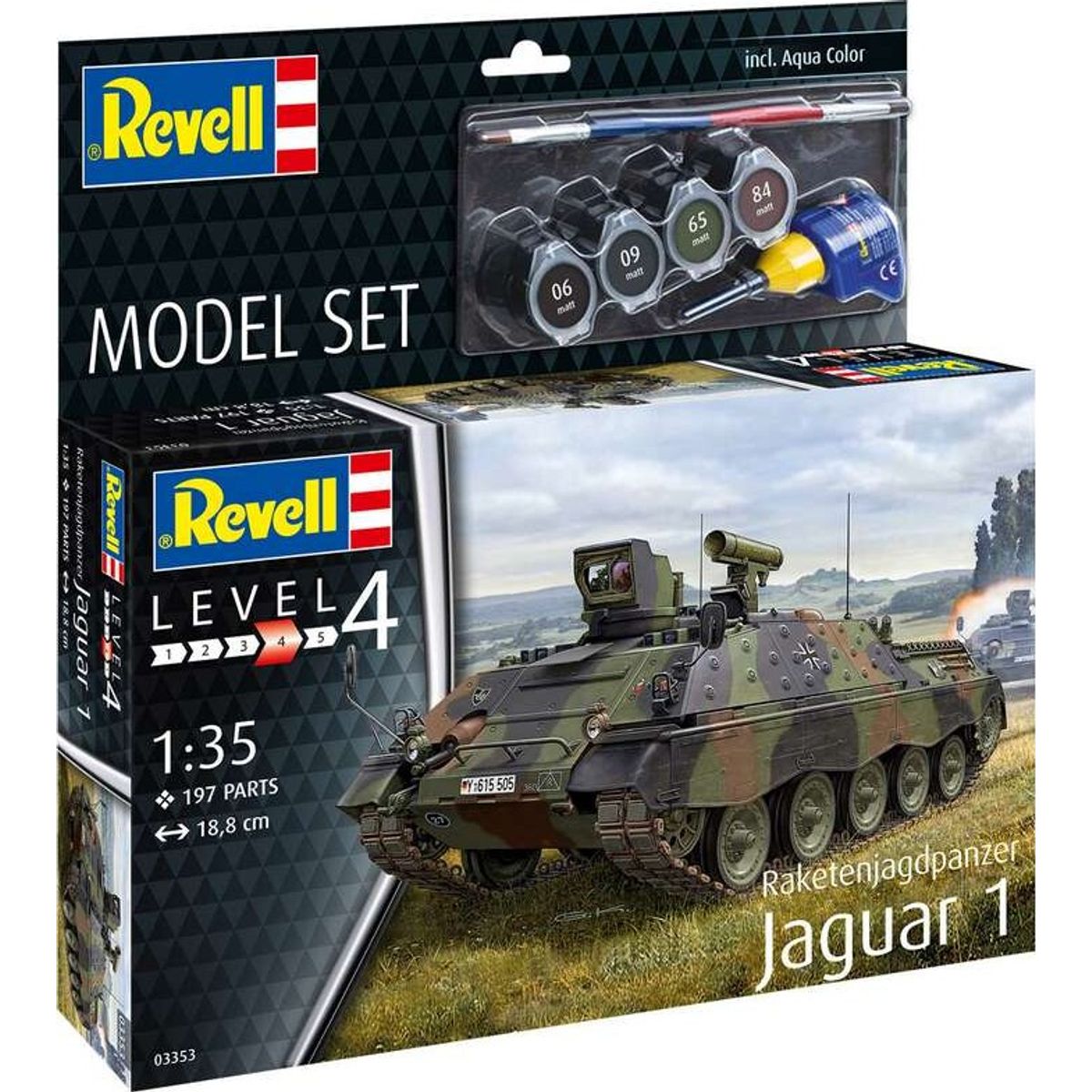 Revell - Jaguar 1 Raketenjagdpanzer Byggesæt - 1:35 - 63353