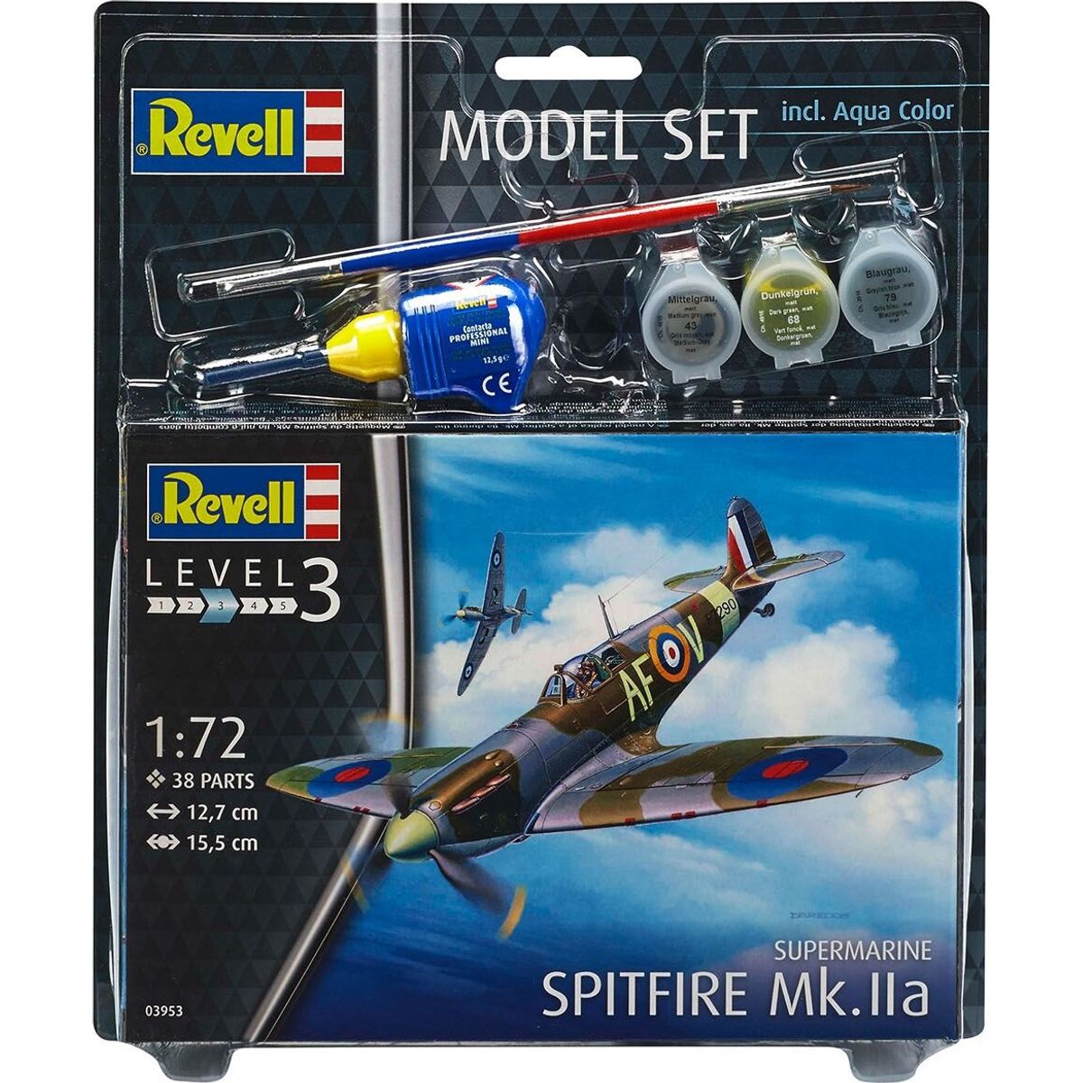 Revell - Supermarine Spitfire Mk.iia Fly - 1:32 - Level 3 - 03927