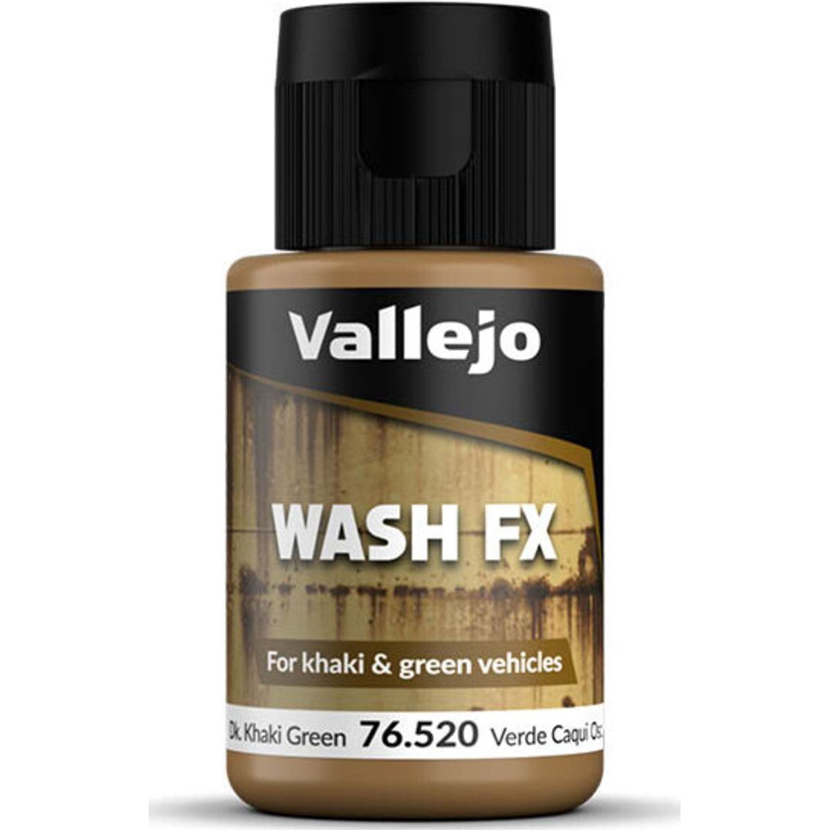 Vallejo - Model Wash - Dark Khaki Green - Wash Fx - 35 Ml