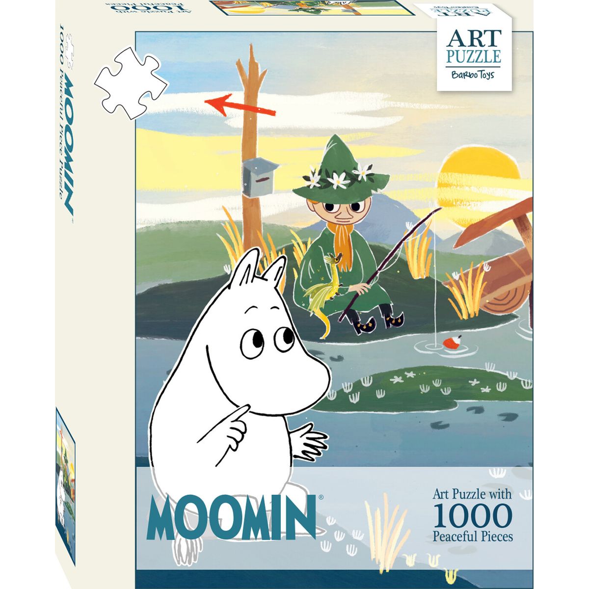 Mumi Puslespil - 1000 Brikker - Moomin Art Puzzle - Barbo Toys