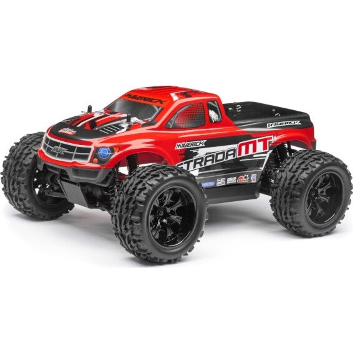 Monster Truck Painted Body Red (mt) - Mv22744 - Maverick Rc